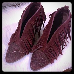 Wild G Fringe booties